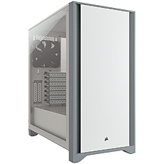 CORSAIR 4000D Tempered Glass Mid-Tower ATX Case �” White
