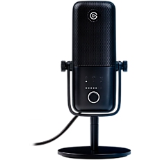 ELGATO Wave:3, Premium USB Condenser Microphone and Digital Mixing Solution, Anti-Clipping Technology, Capacitive Mute, Streaming and Podcasting