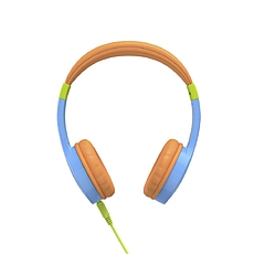 Hama "Kids Guard" Children's Headphones, On-Ear, Volume Limiter, Flexible, blue