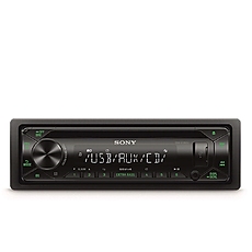 Sony CDX-G1302U In-car Media receiver with USB & Dash CD, Green illumination