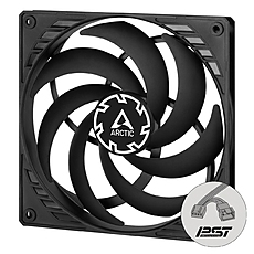 Arctic управляем вентилатор Fan 140x140x16mm - P14 SLIM PWM PST - 150-1800rpm