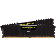 Corsair DDR4, 3600MHz 32GB 2x16GB DIMM, Unbuffered, 18-22-22-42, XMP 2.0 Vengeance LPX Black, 1.35V