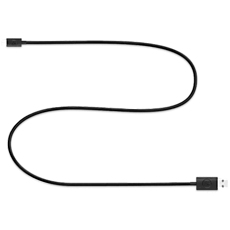 USB-C Cable, 2m, Fabric Black Anthracite (1 pack -  8 pcs)