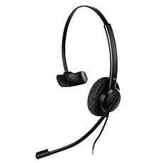 Слушалки с микрофон Addasound Crystal 2731 Mono, UC, QD,черни