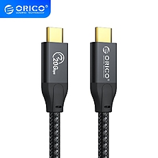 Orico РєР°Р±РµР» Cable USB 3.2 Gen2x2 - Type-C to Type-C PD100W 20Gbps 1.0m Black - CM32-10-BK