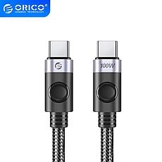 Orico РєР°Р±РµР» Cable USB C-to-C PD 100W Charging 0.5m Black - C2CZ-BK-05