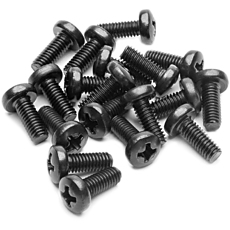 EK-Loop Phillips Head Screw Set M4x10mm - Black (20pcs)