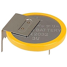Бутонна батерия литиева EVE BATTERY CR 2032, 3V, с накрайници, industrial, M0667-LF