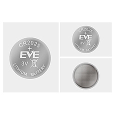 Lithium Button Battery CR 2025 1pc  bulk 3V  EVE BATTERY