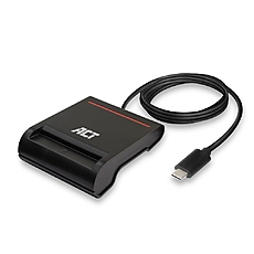 External USB-C Smartcard eID Card Reader, black