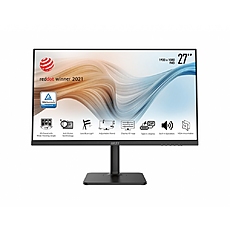 MSI Modern MD271P, 27", 1920x1080 (FHD), 75Hz, 5ms, IPS, 250 nits, Flat, USB-C & HDMI, Black