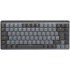 LOGITECH MX Mechanical Mini for Mac Minimalist Wireless Illuminated Keyboard  - SPACE GREY - US INT'L - 2.4GHZ/BT - N/A - EMEA - TACTILE