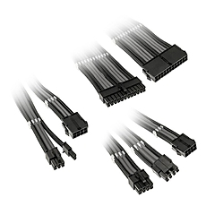 Sleeved Extension Cable Kit Kolink Core, Black/Grey