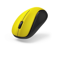 Hama "MW-300 V2" Optical 3-Button Wireless Mouse, Quiet, USB Receiver, yellow