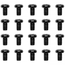 EK-Loop Phillips Head Screw Set M4x6mm - Black (20pcs)