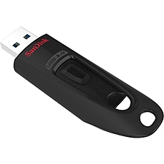 USB памет SanDisk Ultra USB 3.0, 512GB, 100 Mb/s, Черен