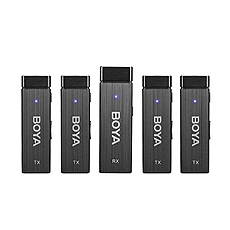 BOYA BY-W4 Ultracompact 2.4GHz Four-Channel Wireless Microphone System