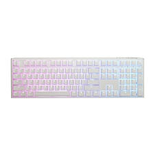 Mechanical Keyboard Ducky One 3 Pure White Full Size Hotswap Cherry MX Blue, RGB, PBT Keycaps