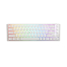 Mechanical Keyboard Ducky One 3 Pure White SF 65, Hotswap Cherry Mx Blue, RGB, PBT Keycaps