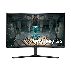 Samsung 32BG650 32" Odyssey G6 Smart, Curved 1000R, VA, 240 Hz, 1 ms GTG, 2560x1440, 350 cd/m2, 2500:1 Contrast, Eye Saver, Flicker Free, AMD FreeSync Premium Pro, DP 1.4, 2xHDMI 2.1, 2xUSB, Wi-Fi, Bluetooth, Speakers, Tizen, Black