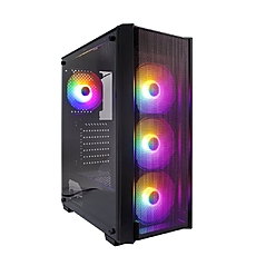 1stPlayer Кутия Case ATX - Fire Dancing V4 RGB - 4 fans included