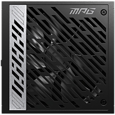 MSI MPG A850G PCIE5, 850W, 80 Plus Gold(Up to 90% Efficiency), ATX Form Factor, 100~240 Vac Input Voltage, 50Hz ~ 60Hz Input Frequency, 135 mm Fan, 150 x 150 x 86mm, Active PFC, OCP / OVP / OPP / OTP / SCP / UVP Protections, 10 Y