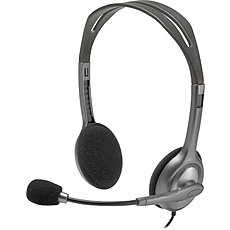 Stereo Headphones Logitech H110, 3.5mm
