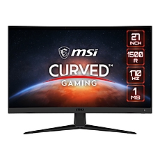 MSI Optix G27CQ5, 27", 1ms, 170Hz, VA, WQHD 2560x1440, CURVED 1500R, AG, 91% DCI-P3, FreeSync, Anti-Flicker, LBL, Night Vision, 250 cd/m2, Contrast 3000:1, DCR 100M:1, 2 x HDMI 2.0, DP, 1x Earphone out , Tilt, VESA100, Frameless, 9S6-3CB01T-034