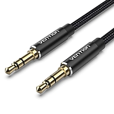 Vention РђСѓРґРёРѕ РљР°Р±РµР» 3.5mm Audio Cable  M/M Cotton Braided 1.5m - BAWBG