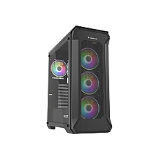 Genesis Gaming PC Case IRID 505 ARGB V2 Midi Tower Window Black