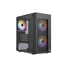 AeroCool кутия Case mATX - Hexform-G-BK-v2 - 3 fans included