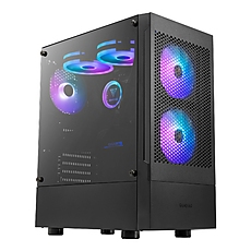 Gamdias кутия Case ATX - TALOS E3 MESH - aRGB, Tempered Glass