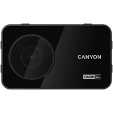 Canyon RoadRunner CDVR-10GPS, 3.0'' IPS (640x360), FHD 1920x1080@60fps, NTK96675, 2 MP CMOS Sony Starvis IMX307 image sensor, 2 MP camera, 136° Viewing Angle, Wi-Fi, GPS, Video camera database, USB Type-C, Supercapacitor, Night Vision, Motion Detectio