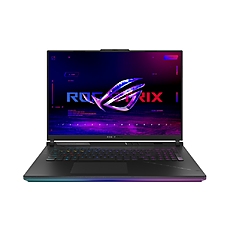 Asus ROG Strix SCAR 18 G834JY-N6005X, i9-13980HX  2.2 GHz ,18" QHD+ 16:10 (2560 x 1600, WQXGA) 240Hz,32GB DDR5 4800MHz (2x16GB), 1TB + 1TB PCIe 4.0 (RAID 0), RTX 4090,16GB DDR6, WiFi 6, RGB Per-Key Kbd, Win 11 Pro, Black