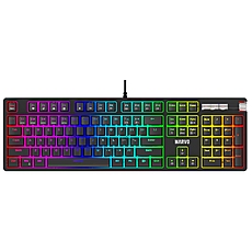 Marvo механична клавиатура Gaming Keyboard Mechanical KG948 - 108 keys, RGB, Macros, Blue switches