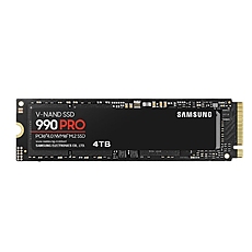 Samsung SSD 990 PRO 4TB PCIe 4.0 NVMe 2.0 M.2 V-NAND 3-bit MLC, 256-bit Encryption, Read 7450 MB/s Write 6900 MB/s