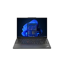 Lenovo ThinkPad E16 G1 Intel Core i7-13700H (up to 5GHz, 24MB), 32GB (16+16) DDR4 3200MHz, 1TB SSD, 16" WUXGA (1920x1200) IPS AG, Intel Iris Xe Graphics, WLAN, BT, 1080p&IR Cam, Backlit KB, FPR, Graphite Black, DOS, 3Y