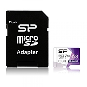 Карта памет Silicon Power Superior Pro, 128GB, microSDXC, Class 10, SD Adapter