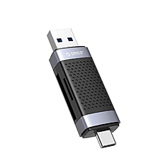 Orico четец за карти Card Reader USB Type C/A Black - CD2D-AC2-BK