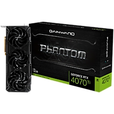 GAINWARD GeForce RTX 4070 Ti Phantom 12GB, GDDR6X, 192 bit, 1x HDMI 2.1, 3x DP 1.4a, 3 Fan, 1x 16-pin power connector, recommended PSU 750W, NED407T019K9-1045P