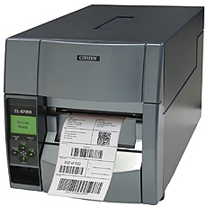 Citizen Label Industrial printer CL-S700IIDT Direct Print with 16 000 labels, Speed 200mm/s, Print Width 4"(104mm)/Media Width min-max (12.5-118mm)/Roll Size max 200mm, Core Size(25-75mm), Resol.203dpi/Interf.USB/RS-232+Opt.card LinkServer/Plug (EU) Grey