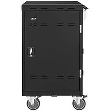 ACER Charging cart 32 slots, supports Laptops, Chromebooks, Tablets up to 15.6'', 2 point steel locking mechanism,Smart cycle charching technology, Streamlined cable and power management, Solid Steel