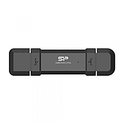 Външен SSD Silicon Power DS72 Black, 500GB, USB-A и USB-C 3.2 Gen2