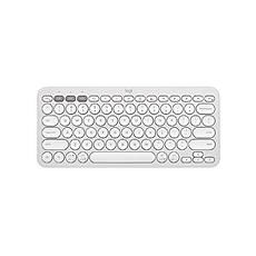 Logitech Pebble Keys 2 K380s - TONAL WHITE - US INT'L - BT - N/A - INTNL-973 - UNIVERSAL