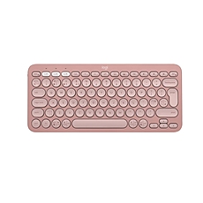 Logitech Pebble Keys 2 K380s - TONAL ROSE - US INT'L - BT - N/A - INTNL-973 - UNIVERSAL