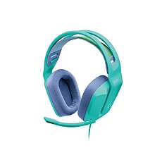 Logitech G335 Gaming Headset, PRO-G 40 mm Drivers, DTS Headphone:X 2.0 Surround, Blue Voice Microphone, 240 g, Mint