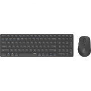 Комплект клавиатура и мишка RAPOO 9700M, Multi mode, Bluetooth, 2.4Ghz, Безжичен, Тъмносив