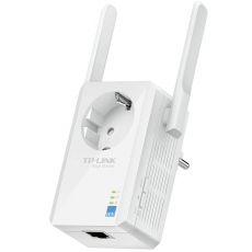 Repeater TP-Link TL-WA860RE, 300Mbps Wireless N Wall Plugged Range Extender with AC Passthrough, QCA(Atheros), 2T2R, 2.4GHz, 802.11n/g/b, Ranger Extender button, Range extender mode, with 2 fixed Antennas