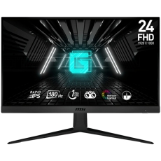 MSI G2412F Gaming Monitor, 24" 180Hz, FHD (1920x1080) 16:9, Rapid IPS Anti-glare, 1ms, 300nits, 1000:1, 178°/178°, Adaptive Sync, Adjustable Stand, 1x DP, 2x HDMI, 3Y Warranty