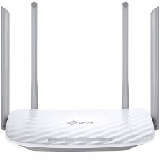 TP-Link Archer C50 AC1200 Dual-Band Wi-Fi Router, 802.11ac/a/b/g/n, 867Mbps at 5GHz + 300Mbps at 2.4GHz, 5 10/100M Ports, 4 fixed antennas, WPS, IPv6 Ready, Tether App, 2x2 MU-MIMO, WPA3, Router/AP mode